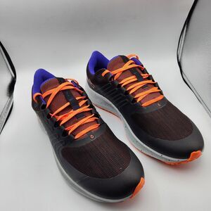 Nike Air Zoom Pegasus 38 Shield Men's Black Orange Shield Running Shoes Size 13